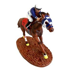 Race Horse Figurine Statue Decor Thoroughbred